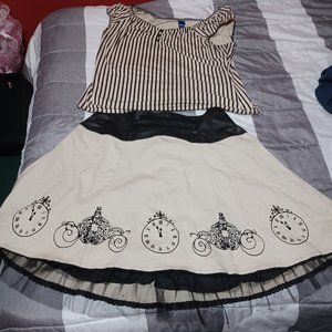 Torrid Disney Princess Collection Cinderella 2-piece Outfit